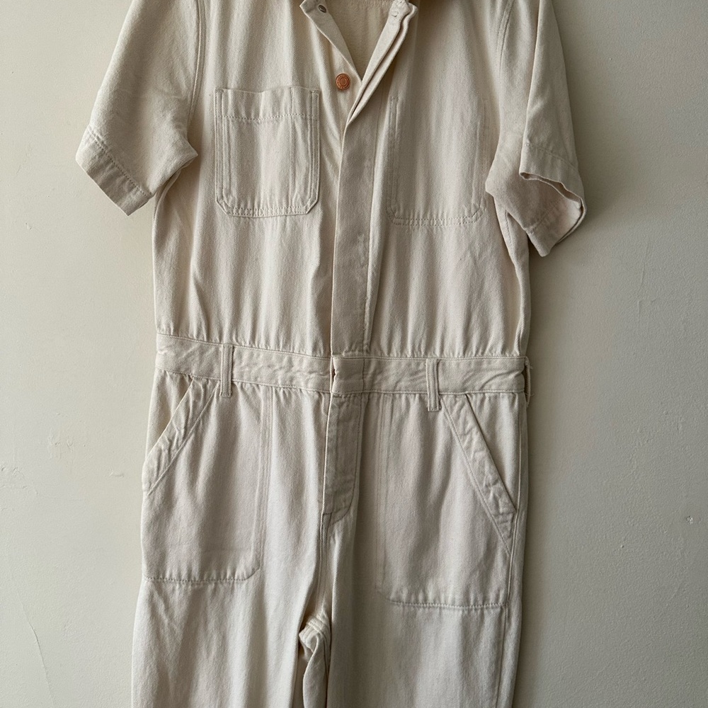 Everlane Cream Jumpsuit